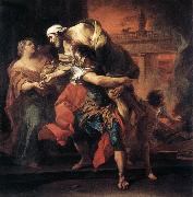 LOO, Carle van Aeneas Carrying Anchises sg Spain oil painting artist